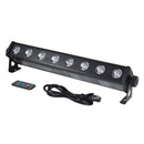 ProX X-BAR8RGBUV Bar 8 32W High Power RGB-UV LED Wash Light