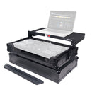 ProX X-DDJFLX4LTBL ATA Flight Road Case pour contrôleur DJ Pioneer DDJ-FLX4 DDJ-SB3 DDJ-400 avec étagère pour ordinateur portable (finition noire)