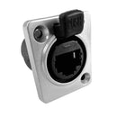 Alimentation Ethernet unique ProX XC-RJ45FFP via prise jack à montage sur panneau série D via CAT6