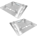 ProXXT-BP16A X2 Lot de deux plaques de base en aluminium 6 mm pour ferme carrée conique F34 F32 F31 avec connecteurs 40,6 cm