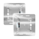 ProXXT-BP16A X2 Lot de deux plaques de base en aluminium 6 mm pour ferme carrée conique F34 F32 F31 avec connecteurs 40,6 cm