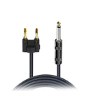 ProX XC-QB25 25 Ft.1/4" TS-M to Banana High Performance Speaker Cable 12-AWG