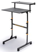 Rock-N-Roller RCK-1-SHELFBUNDLE Compact 2-Tier Travel Keyboard Stand With Shelf Bundle