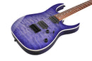 Ibanez RG421QMCBB RG Guitare électrique standard (Cerulean Blue Burst)
