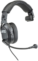 RTS HRF-1-A4F Single Ear Headset With Dynamic Boom Microphone (XLR 4-Pin Female Connector)