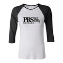 PRS Jersey 3/4 Sleeves Block Logo (White/Black) - Large