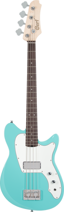 Cort RETRO 304 Short Scale Electric Bass Guitar (Seafoam Green)