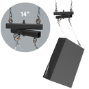 Adaptive Technologies Group SB-14 Speaker and Line Array Rigging Swivel Beam - 14"