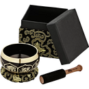 Meinl SB-OR-400-BK SONIC Energy Ornemental Series Singing Bowl - 400G