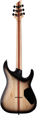 Schecter C-1 PALE MOON Left-Handed Electric Guitar (Natural Satin With Black Burst)