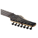 Guitare électrique multi-diapason 7 cordes Schecter REAPER-7 (Satin Charcoal Burst)
