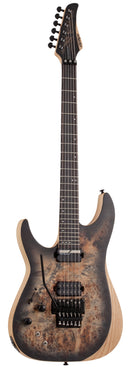 Schecter REAPER-6 FR S Left-Handed Electric Guitar (Satin Charcoal Burst)