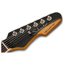 Guitare électrique baryton Schecter HELLCAT-VI (3-Tone Sunburst Pearl)