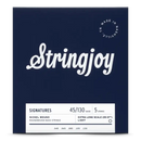 Stringjoy SJ-BA45130XL 5 Electric Bass Strings Light - 45-130