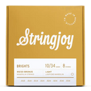 Cordes de mandoline Stringjoy SJ-BB1034 Light - 10-34