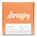 Stringjoy SJ-FW1356 Acoustic Guitar Strings Medium - 13-56