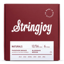 Cordes de guitare acoustique Stringjoy SJ-NB1256 Bluegrass - 12-56