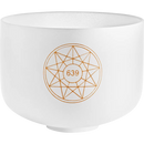 Meinl SOLCSB10-639 Sonic Energy Solfeggio Crystal Singing Bowl - 10" (Note D