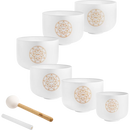 Meinl SolcSbset Sonic Energy Solfegio Crystal Singing Bowl Set