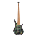 Cort SPACE 5 Basses électriques sans tête à 5 cordes (Star Dust Green)