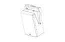 Support vertical en U JBL SRX912M-UBV pour le SRX912M
