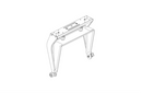 Support vertical en U JBL SRX912M-UBV pour le SRX912M