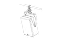 Support vertical en U JBL SRX912M-UBV pour le SRX912M