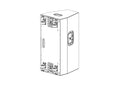 Accessoire JBL SRX922-ACC : plateau à roulettes et housse pour le SRX922