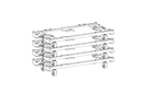 Accessoire JBL SRX922-ACC : plateau à roulettes et housse pour le SRX922