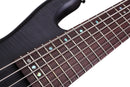 Schecter STILETTO STUDIO-6 6-String Electric Bass Guitar (See-Thru Black Satin)