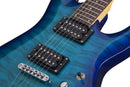 Guitare électrique Schecter C-6 PLUS (Ocean Burst Blue)