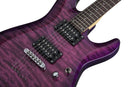 Guitare électrique Schecter C-6 PLUS (Electric Magenta)