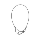 The Light Source SC 30" Safety Cable - 1/8" Aircraft cable with Snap Hook (Silver)