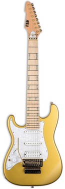ESP LTD JRV-8FR 8 String Left-Handed Electric Guitar (Metallic Gold)