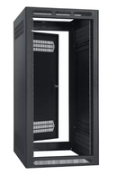 Rack AV fermé Lowell Ler-2432 avec porte arrière - 24u x 32 "D