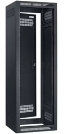 Lowell LER-3527 Enclosed AV Rack with Rear Door - 35U x 17"D