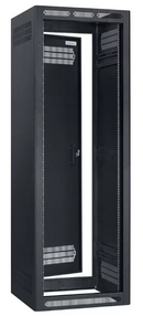 Rack AV enfermé Lowell Ler-3532 avec porte arrière - 35U x 32 "D