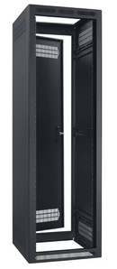 Lowell LER-4027-LRD Enclosed AV Rack Without Rear Door - 40U x 27"D