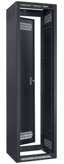 Rack AV enfermé sismique LOWELL LSER-4427 avec porte arrière - 44U x 27 "D