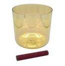SELA Infinity Crystal Singing Bowl (jaune) - 6,25 "
