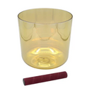 SELA Infinity Crystal Singing Bowl (sable jaune) - 6,25 "