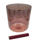 Sela INFINITY Crystal Singing Bowl (Light Orange) - 7.5"