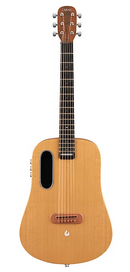 Lava Music Lava Me Air Acoustic Electric Guitar (Woodgrain Brown & Burlywood) - 36 "