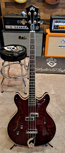 Guild STARFIRE I Left-Handed Electric Bass (Cherry Red) (USED