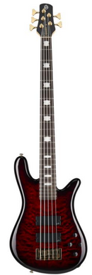 Spector NS ICON BOLT-ON 5 String Electric Bass Guitar (Black Cherry)