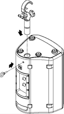 Electro-Voice TCA-ZX1 Truss Clamp Adapter For ZX1 Loudspeakers