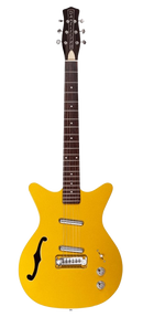 Danelectro FIFTY NINER Guitare électrique semi-creuse (dessus doré)