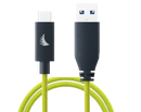 Angelbird UAC3SFL32 USB-A To USB-C Solid Flex Cable (Lime) - 1'