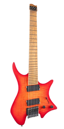 Strandberg BD7HCT-25O2-G1-SC Boden Original N2.7 7 String Headless Electric Guitar (Sunset Coral Burst Satin)