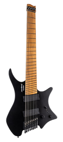 Strandberg BD8HCT-25S2-G1-BSNM Boden Standard N2.8 8 String Headless Electric Guitar (Black Satin Metallic)